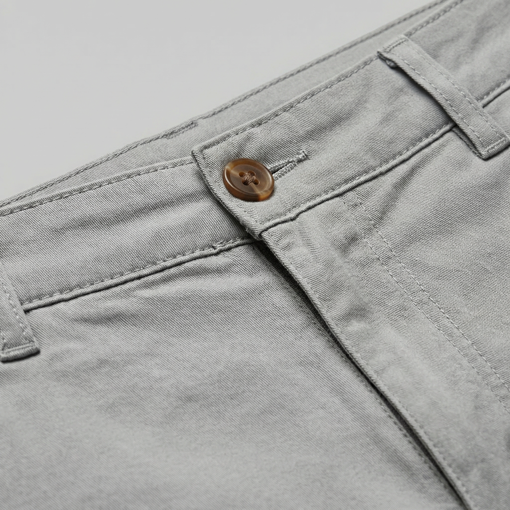 Men's Chino Shorts - Cotton Blend - Classic Fit - Casual Summer Wear