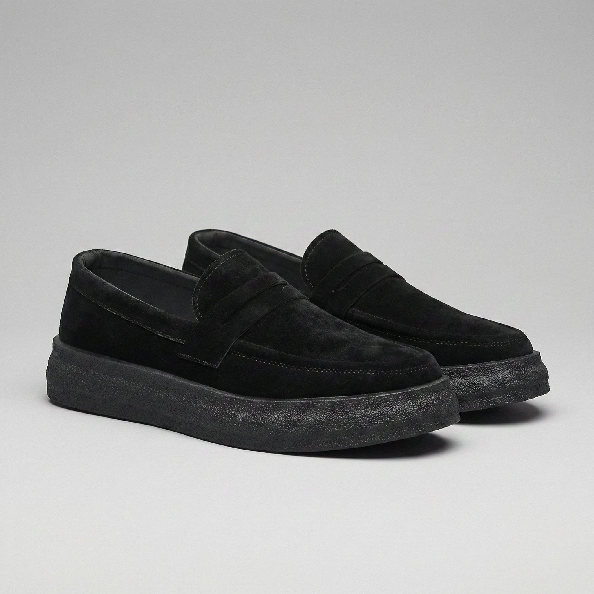 Men's Comfortable Slip-On Loafers - Casual Suede Shoes for Everyday Wear