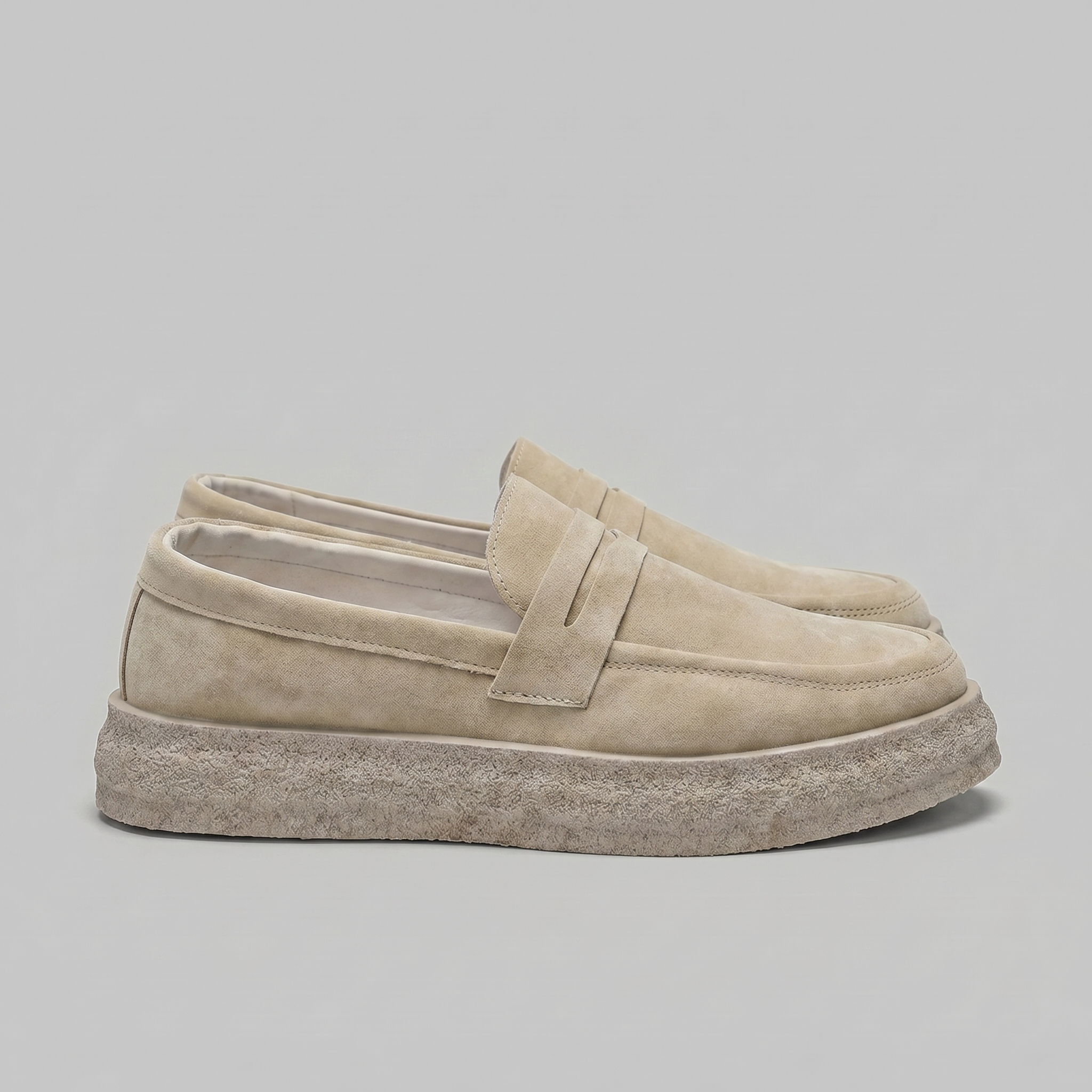Men's Comfortable Slip-On Loafers - Casual Suede Shoes for Everyday Wear