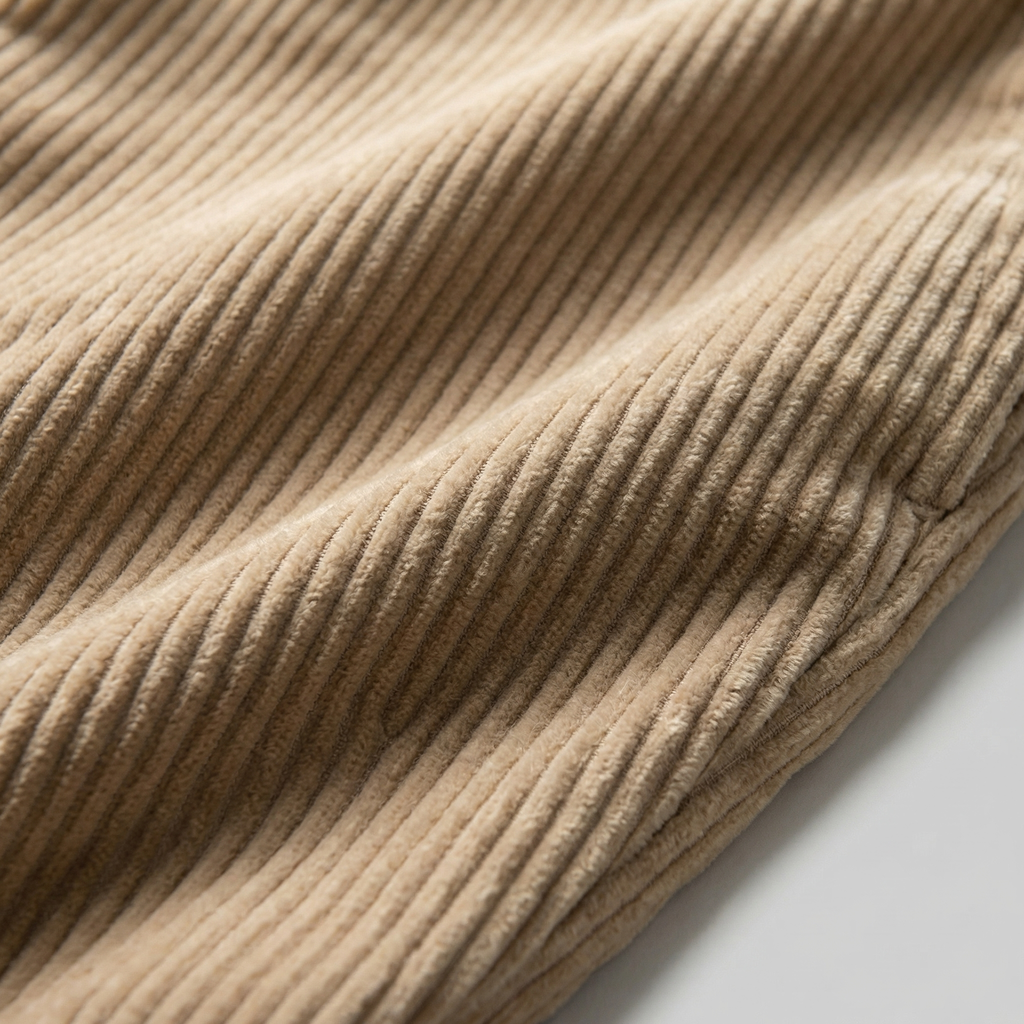 Men's Corduroy Shorts - Relaxed Fit, Casual Style for Summer Wear