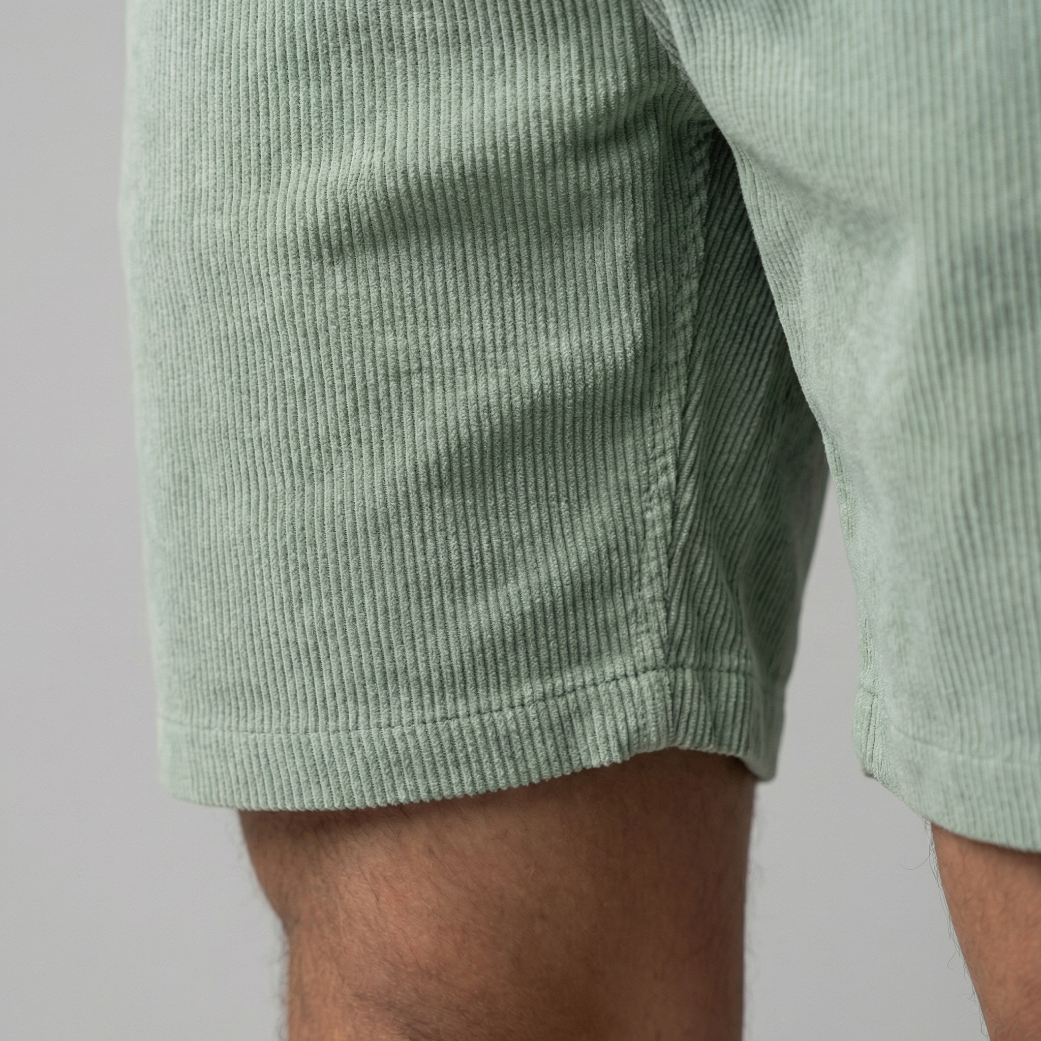 Men's Corduroy Shorts - Relaxed Fit, Casual Style for Summer Wear