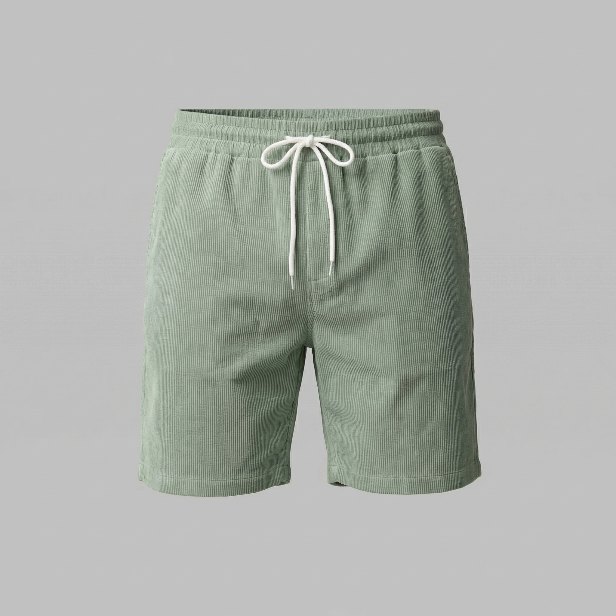 Men's Corduroy Shorts - Relaxed Fit, Casual Style for Summer Wear