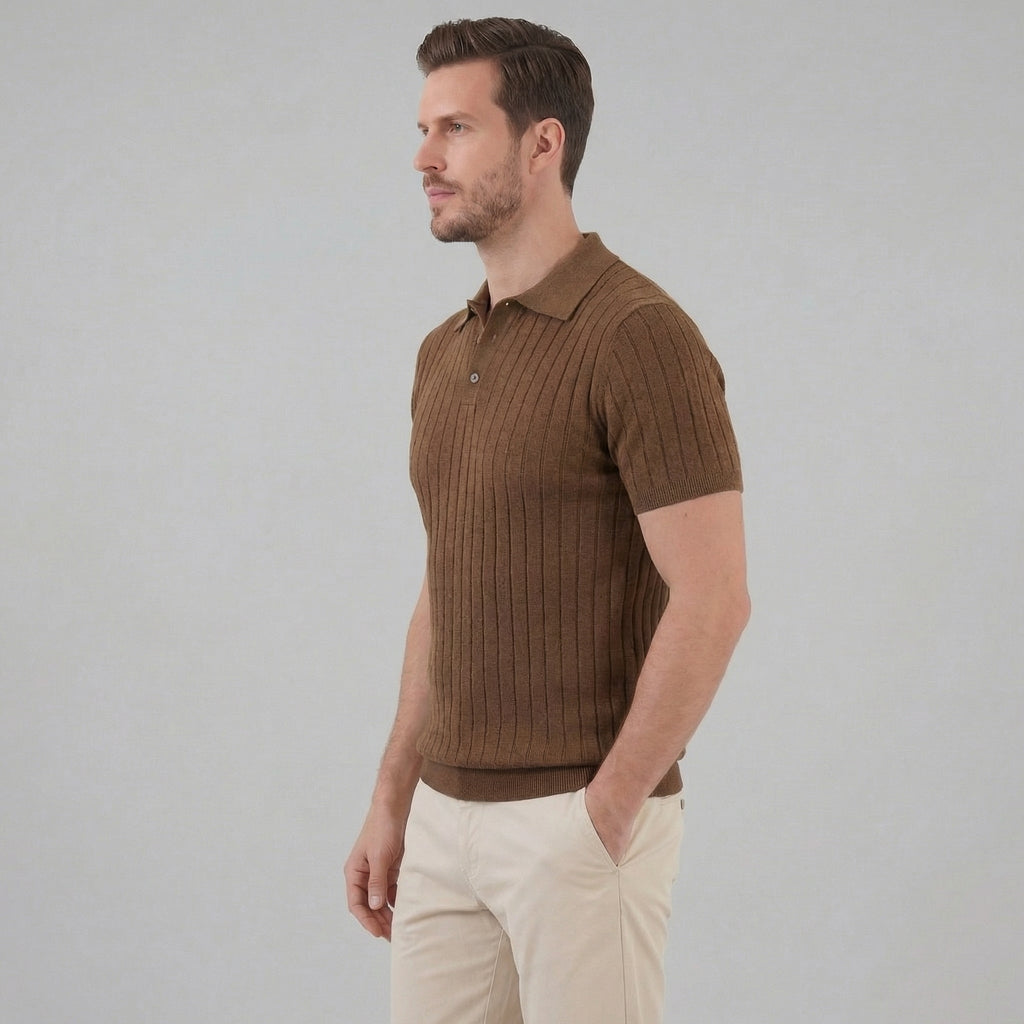 Men's Cotton Classic Fit Polo Shirt for Casual and Business Wear