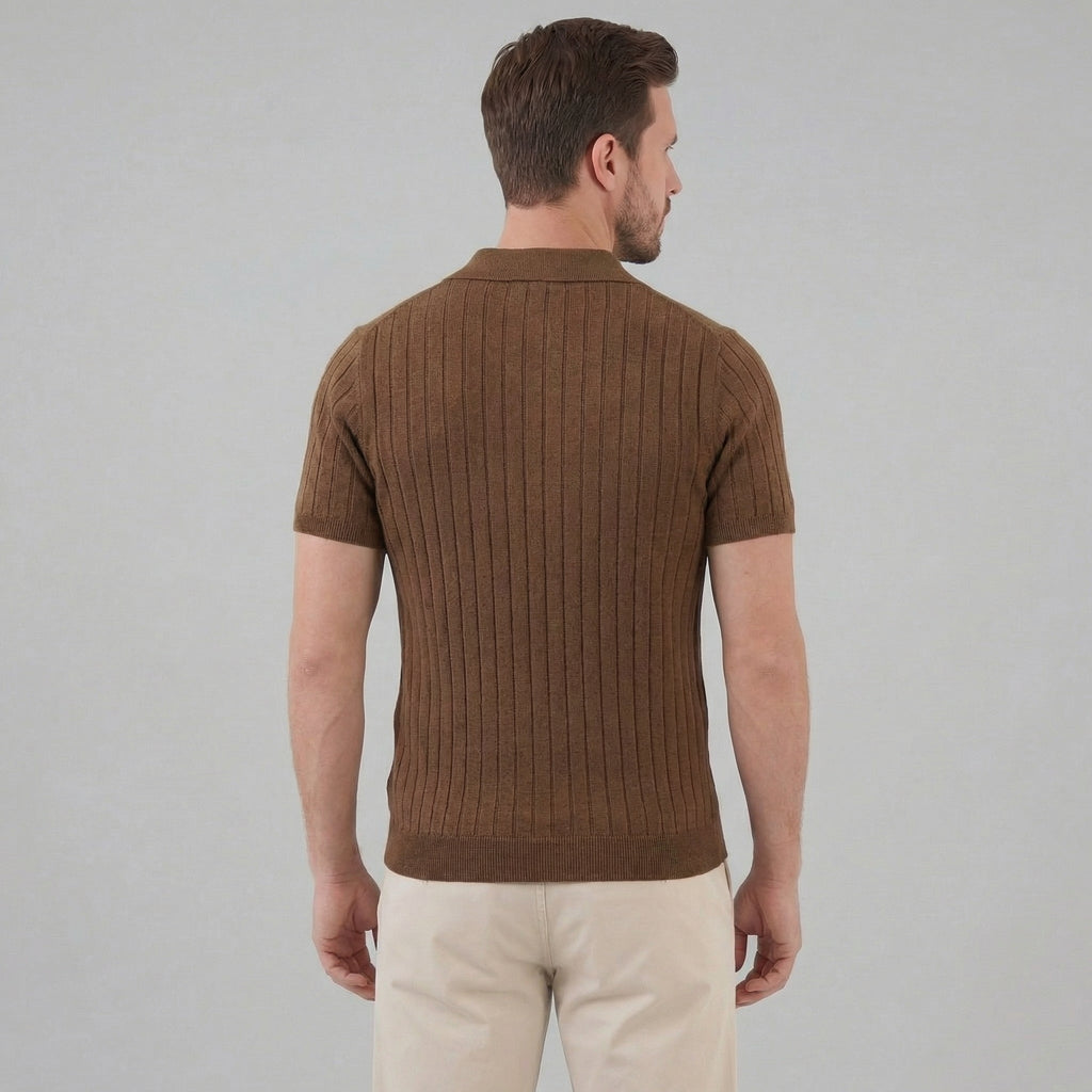 Men's Cotton Classic Fit Polo Shirt for Casual and Business Wear