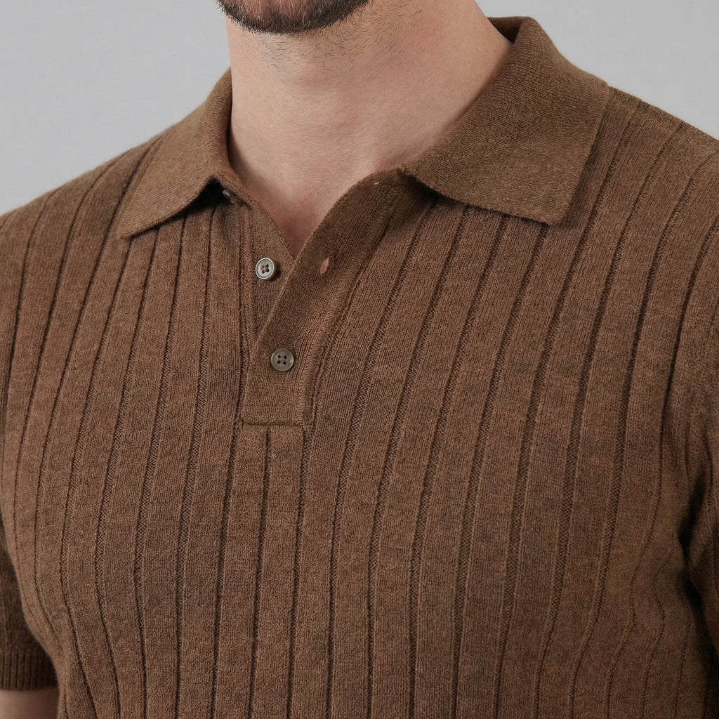 Men's Cotton Classic Fit Polo Shirt for Casual and Business Wear
