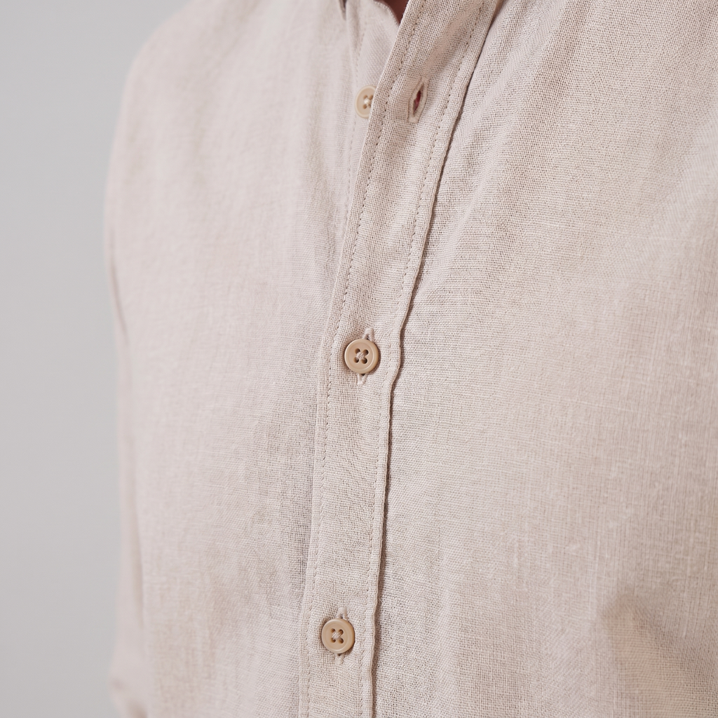 Men's Cotton Oxford Button-Down Dress Shirt for Formal and Casual Wear