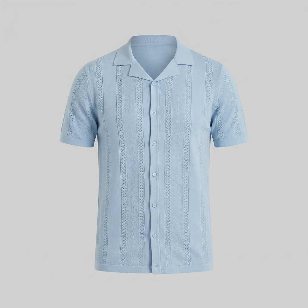 Men's Cotton Short Sleeve Summer Shirt for Casual Wear