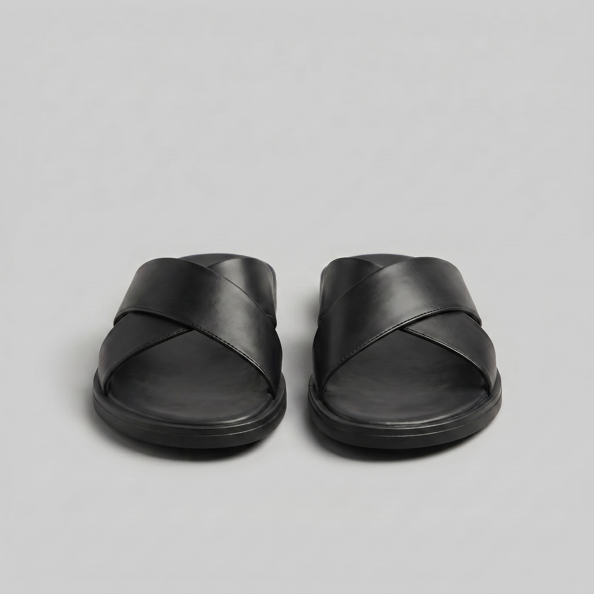 Men's Cross Strap Slide Sandals for Casual Wear - Comfortable Footwear