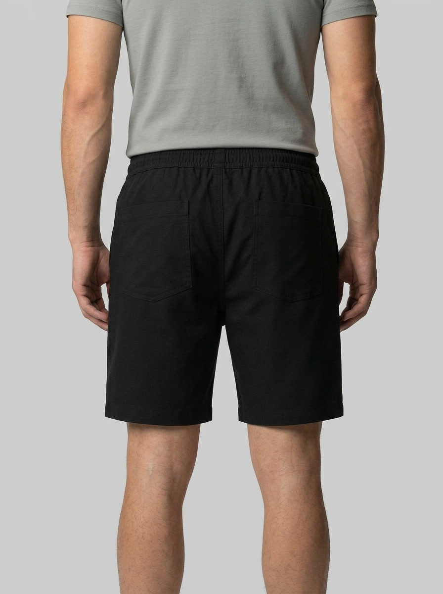 Men's Drawstring Waist Lounge Shorts - Comfortable Cotton Casual Wear