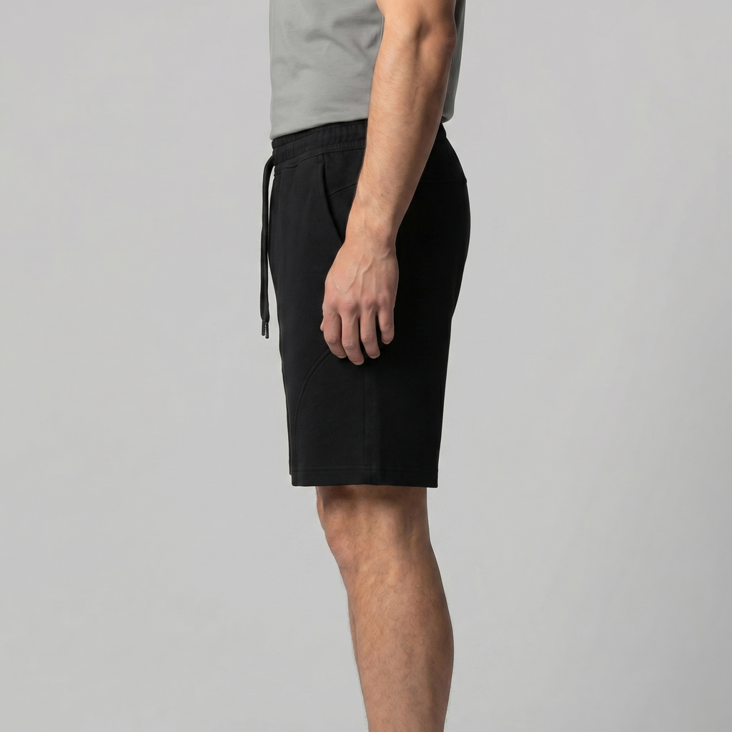 Men's Jogger Shorts - Relaxed Fit Cotton Blend for Casual Wear