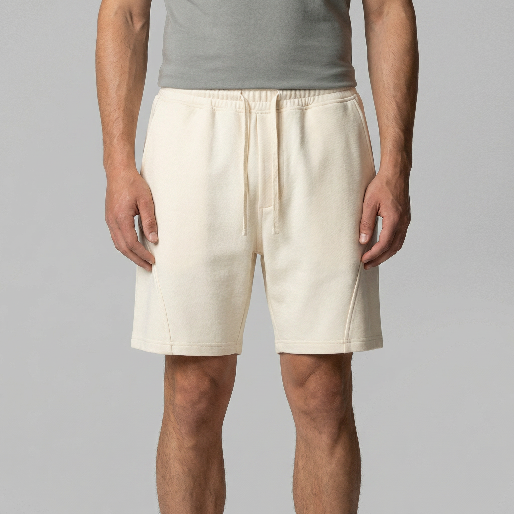 Men's Jogger Shorts - Relaxed Fit Cotton Blend for Casual Wear