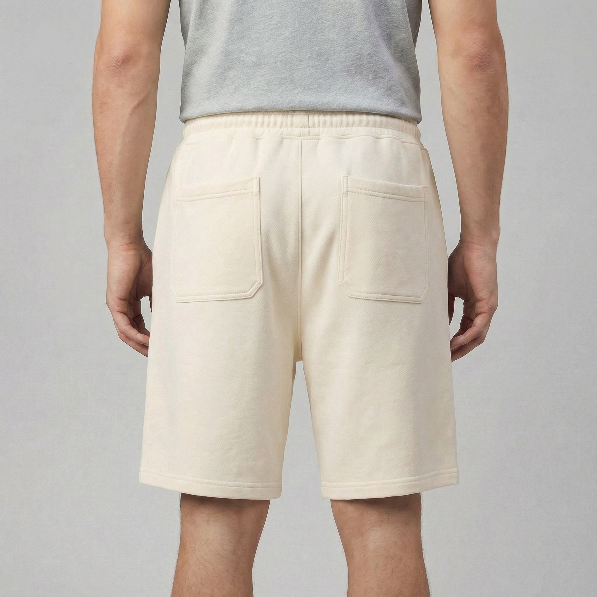 Men's Jogger Shorts - Relaxed Fit Cotton Blend for Casual Wear
