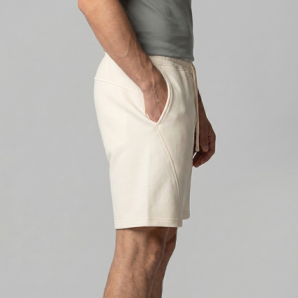 Men's Jogger Shorts - Relaxed Fit Cotton Blend for Casual Wear