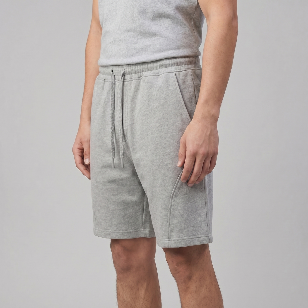 Men's Jogger Shorts - Relaxed Fit Cotton Blend for Casual Wear