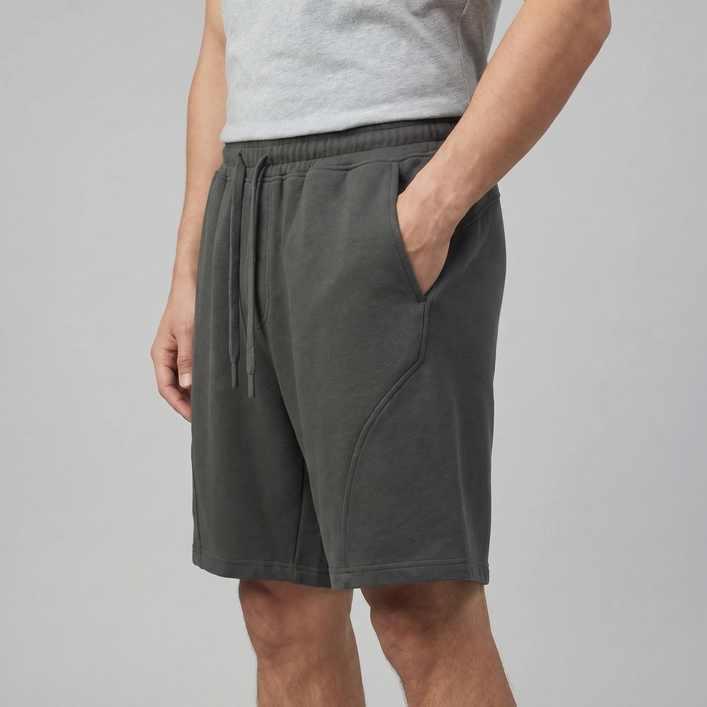 Men's Jogger Shorts - Relaxed Fit Cotton Blend for Casual Wear