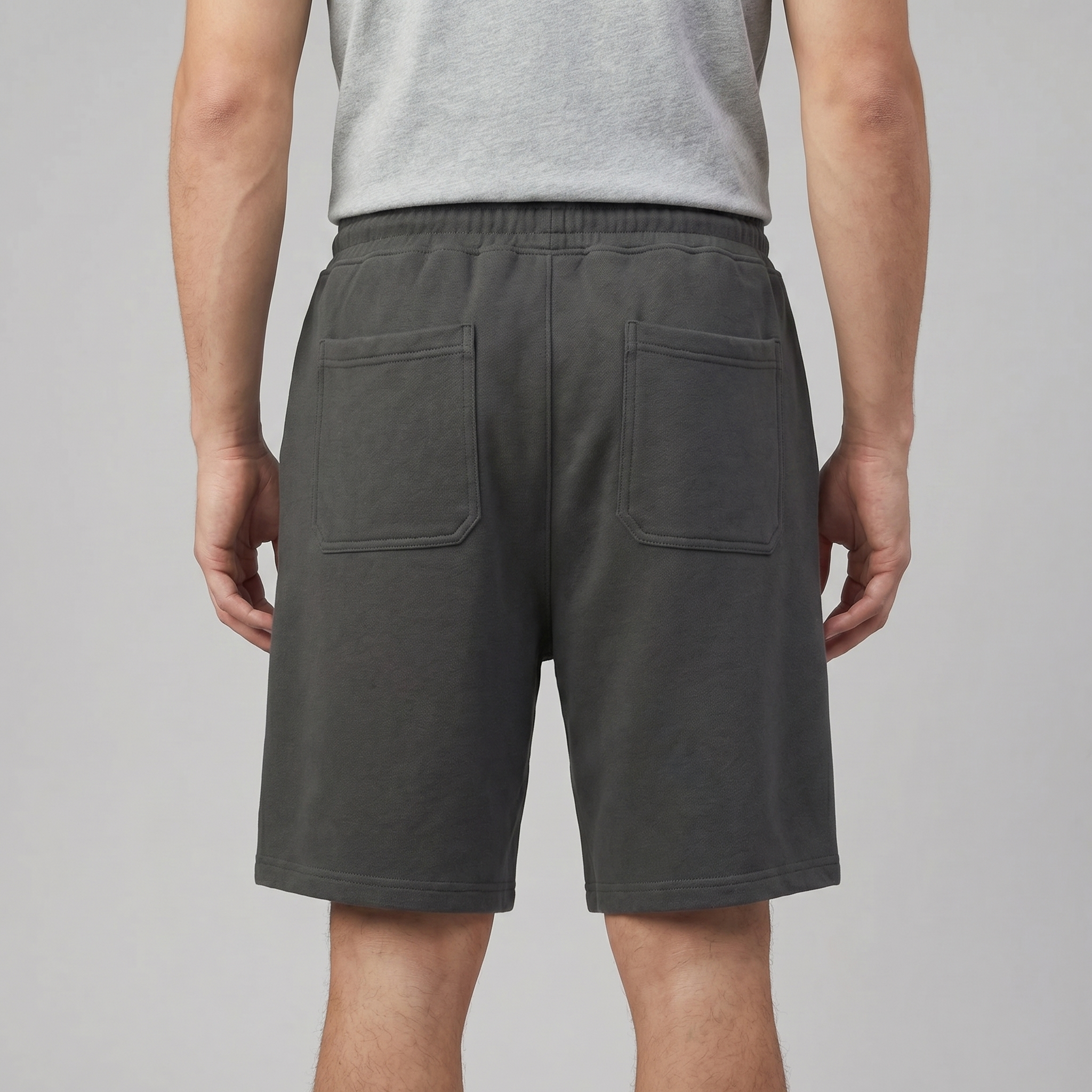 Men's Jogger Shorts - Relaxed Fit Cotton Blend for Casual Wear