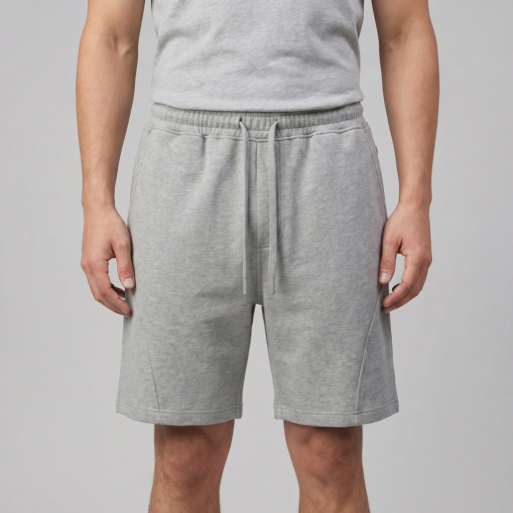 Men's Jogger Shorts - Relaxed Fit Cotton Blend for Casual Wear