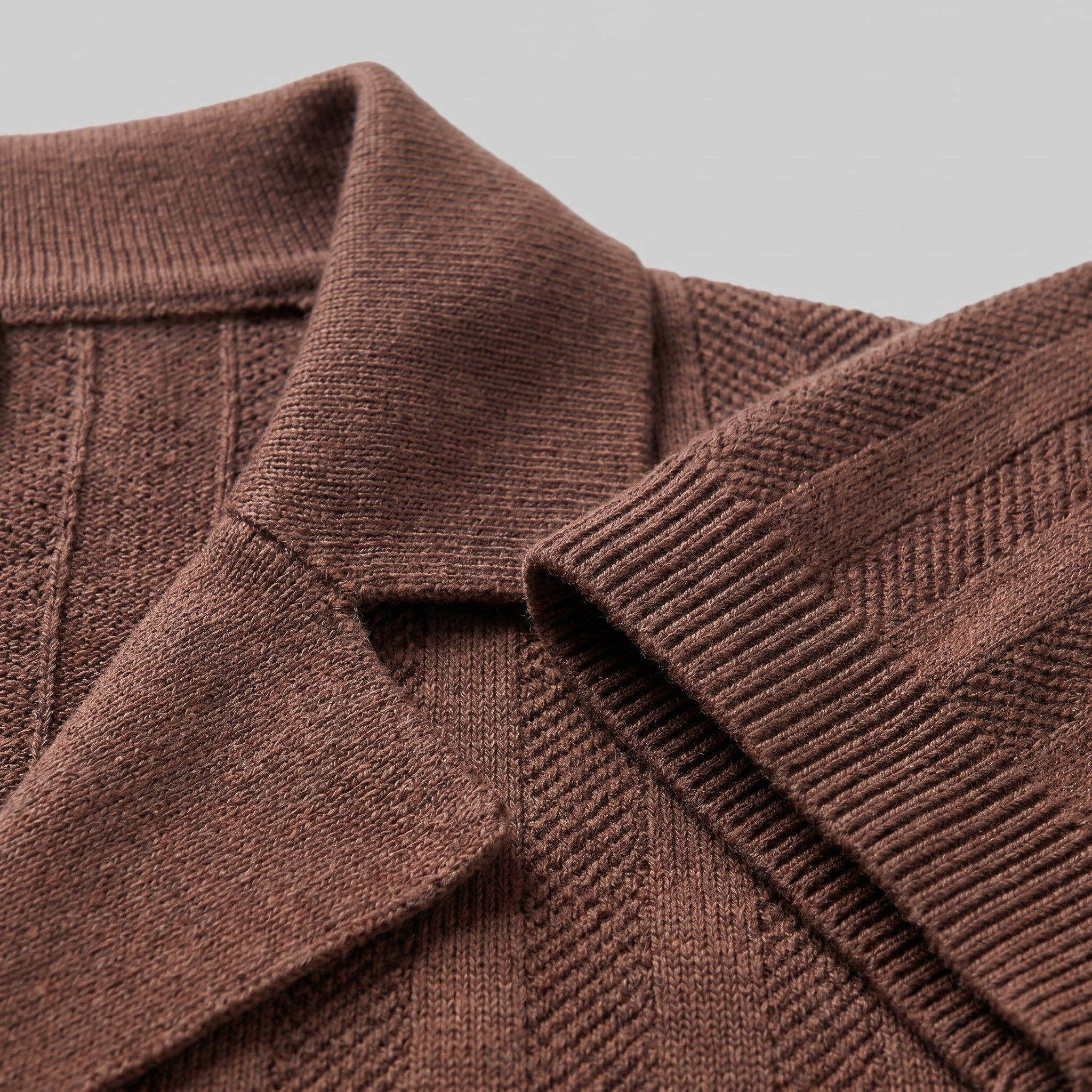 Men's Knit Button-Up Shirt - Soft Fabric, Casual Style for Everyday Wear