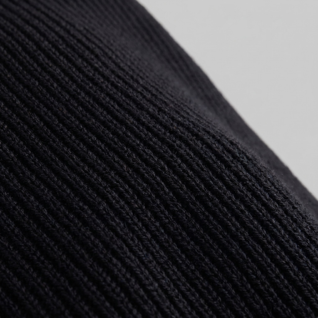 Men's Knit Zip Neck Polo Shirt - Casual Cotton Blend for Everyday Wear