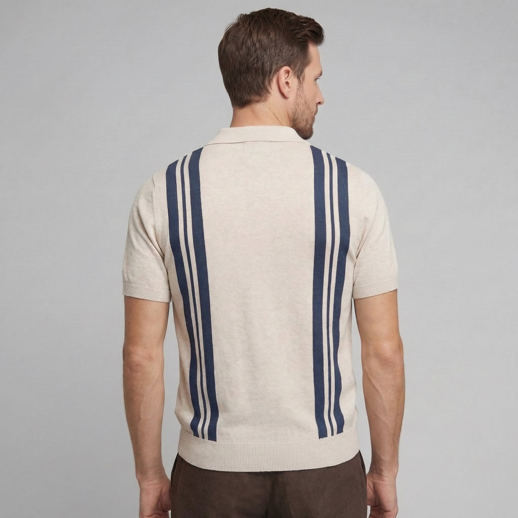 Men's Lightweight Breathable Short Sleeve Polo Shirt for Casual Wear