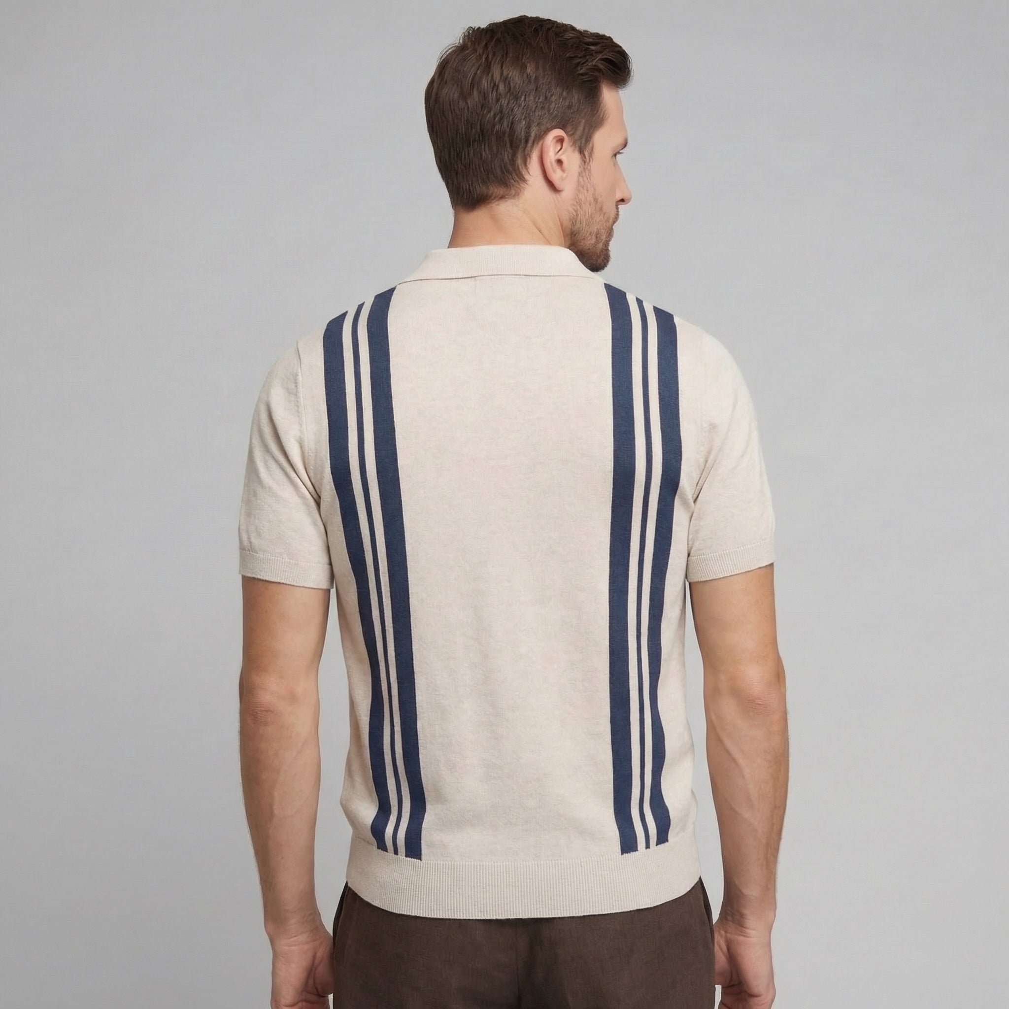 Men's Lightweight Breathable Short Sleeve Polo Shirt for Casual Wear