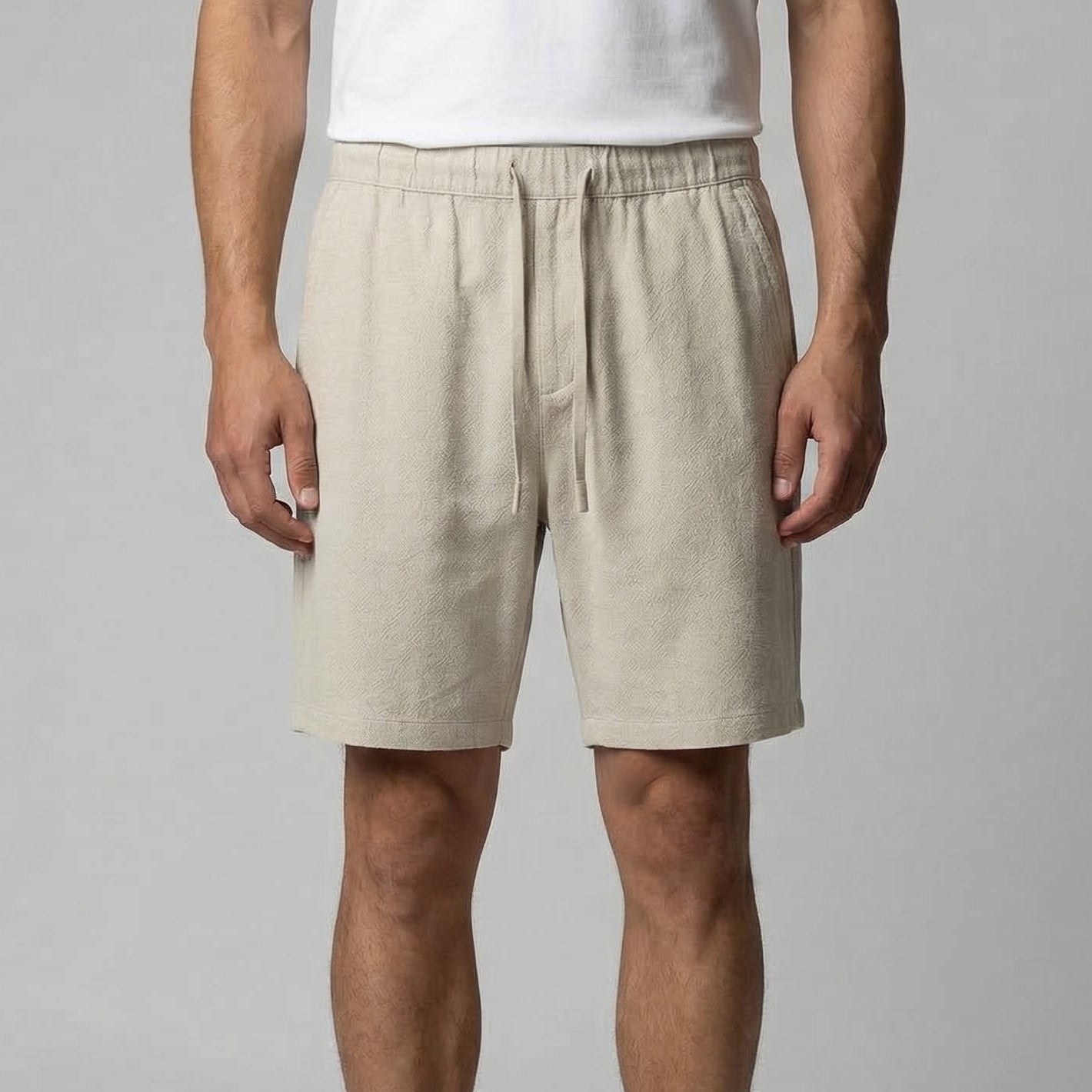 Men's Lightweight Cotton Summer Shorts for Casual Wear and Outdoor Activities