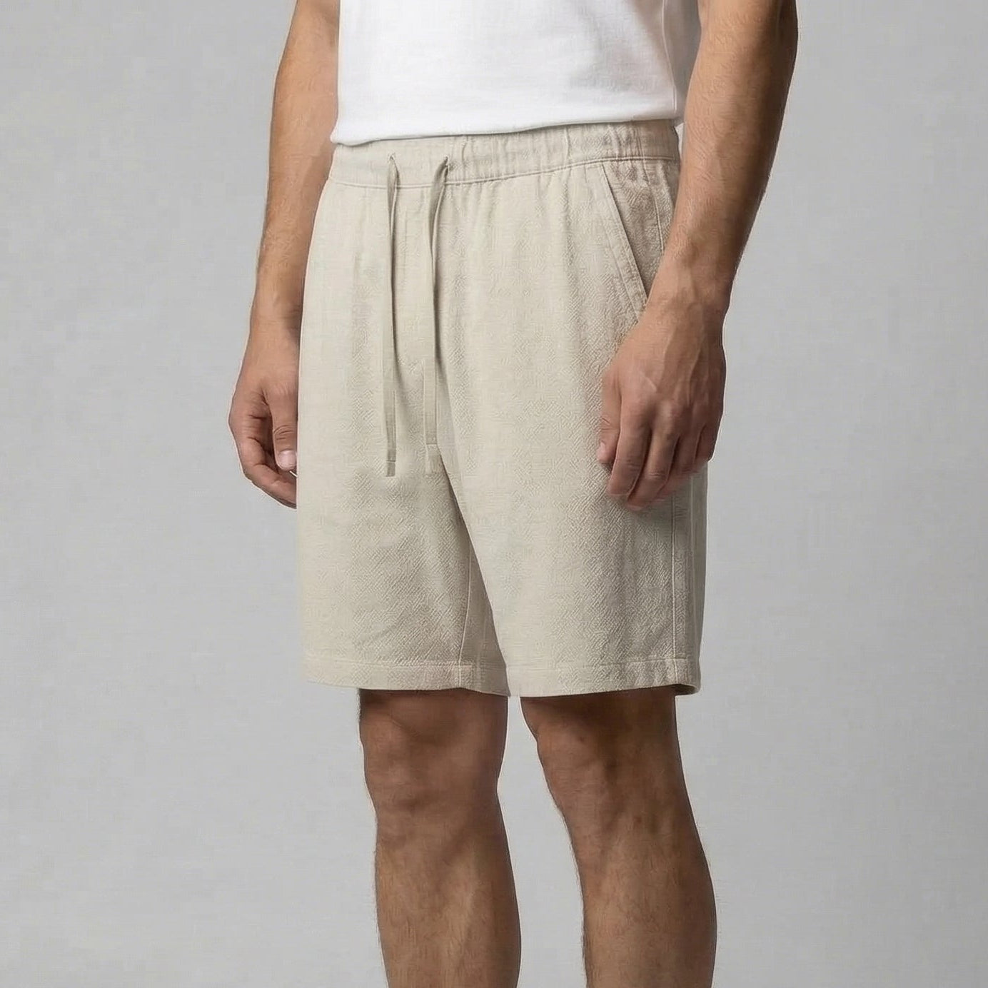 Men's Lightweight Cotton Summer Shorts for Casual Wear and Outdoor Activities