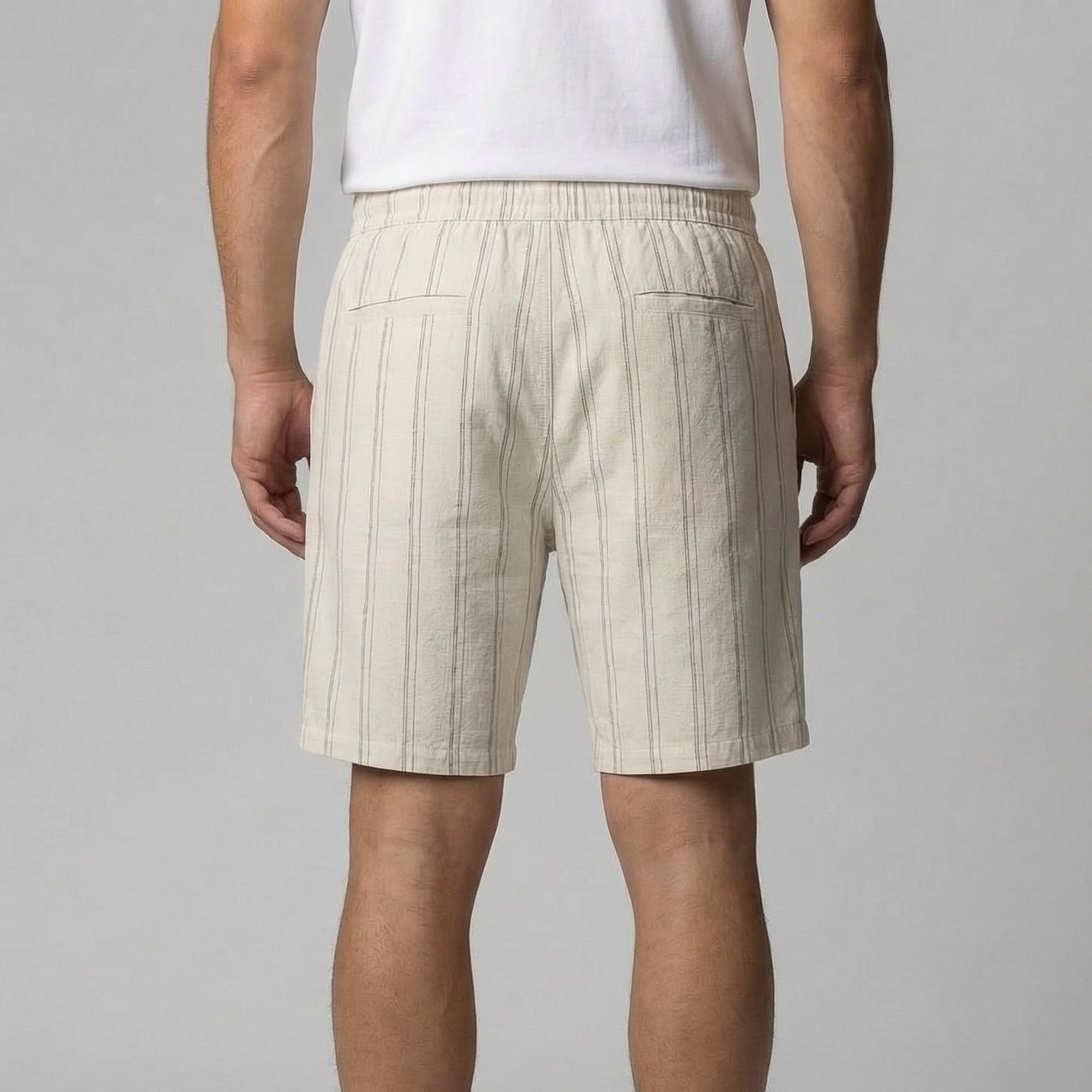 Men's Lightweight Cotton Summer Shorts for Casual Wear and Outdoor Activities