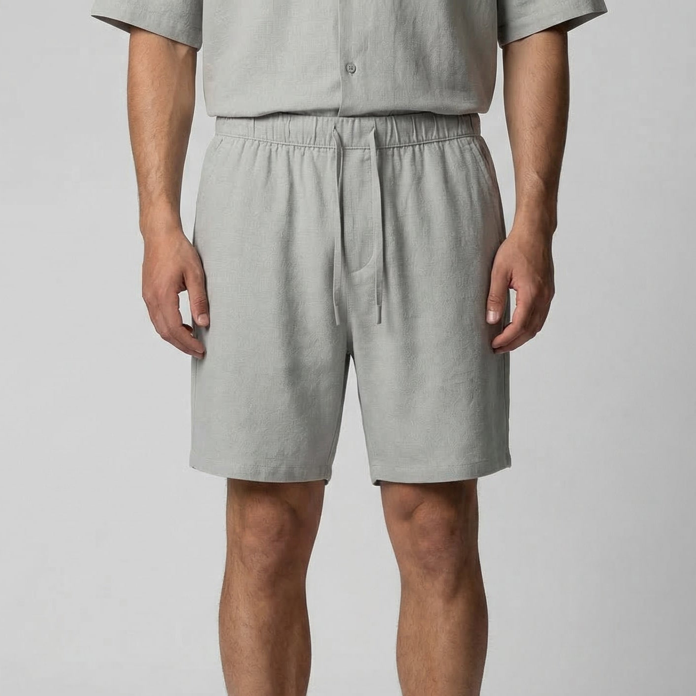 Men's Lightweight Cotton Summer Shorts for Casual Wear and Outdoor Activities