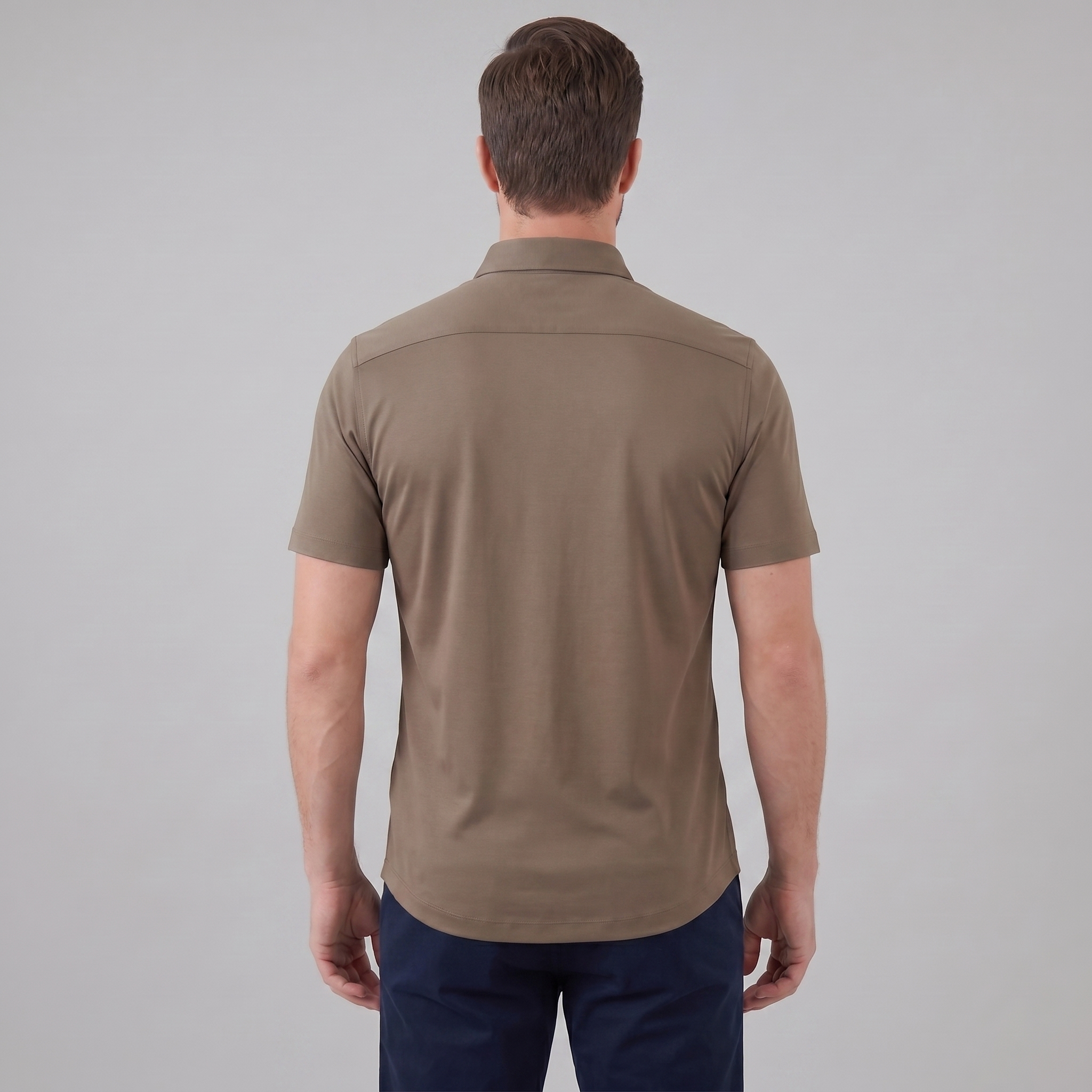 Men's Lightweight Stretch Cotton Summer Shirt for Casual Wear