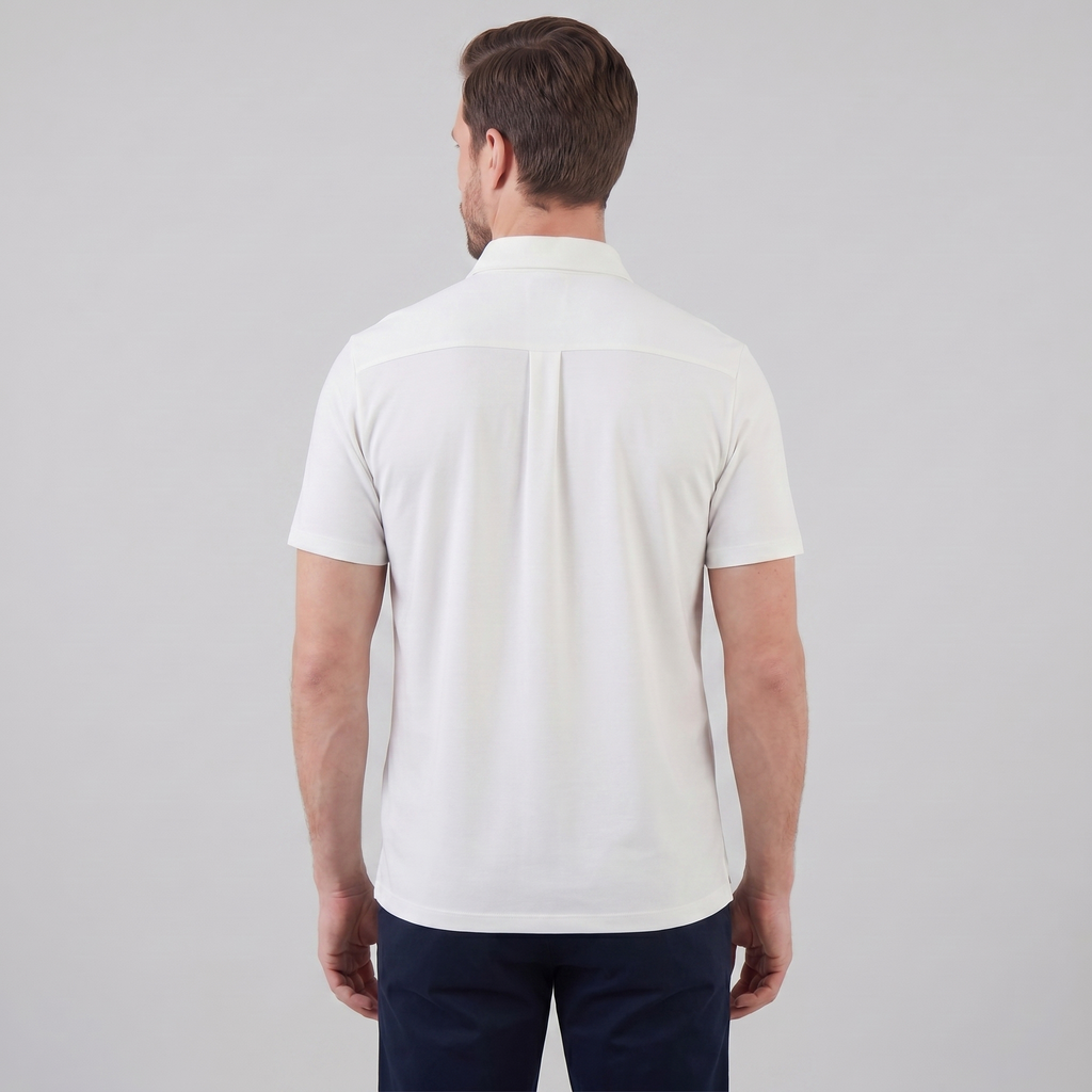 Men's Lightweight Stretch Cotton Summer Shirt for Casual Wear