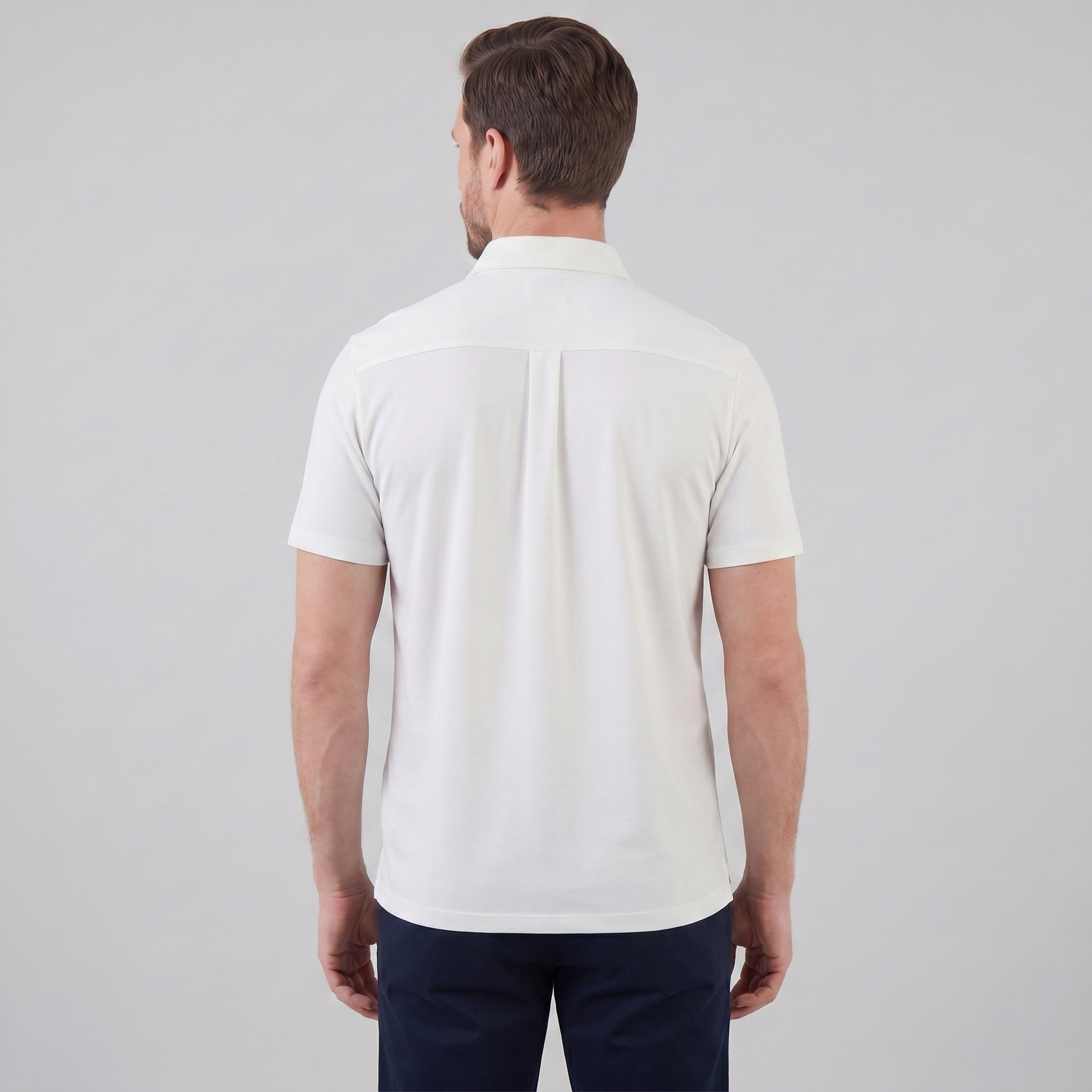 Men's Lightweight Stretch Cotton Summer Shirt for Casual Wear