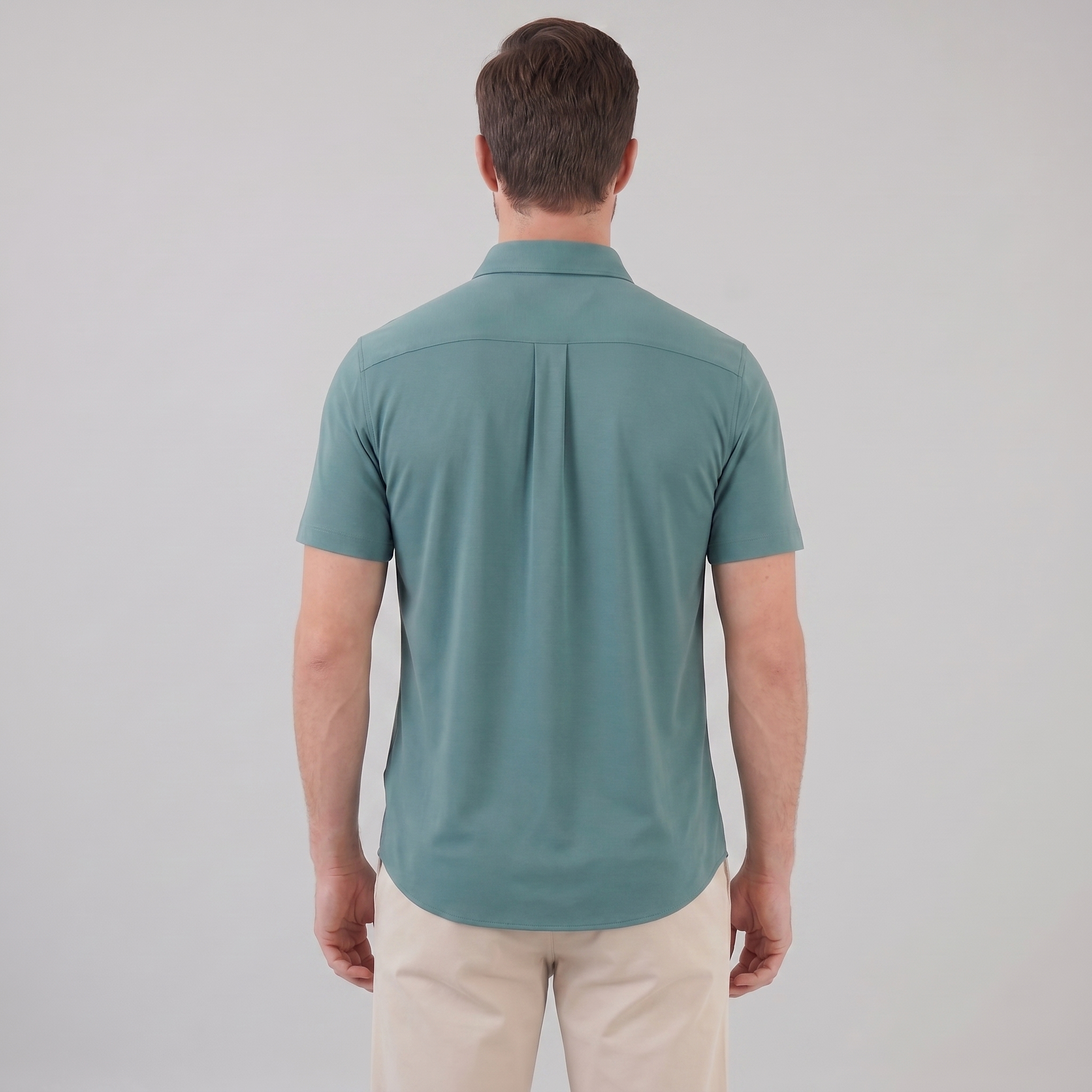 Men's Lightweight Stretch Cotton Summer Shirt for Casual Wear