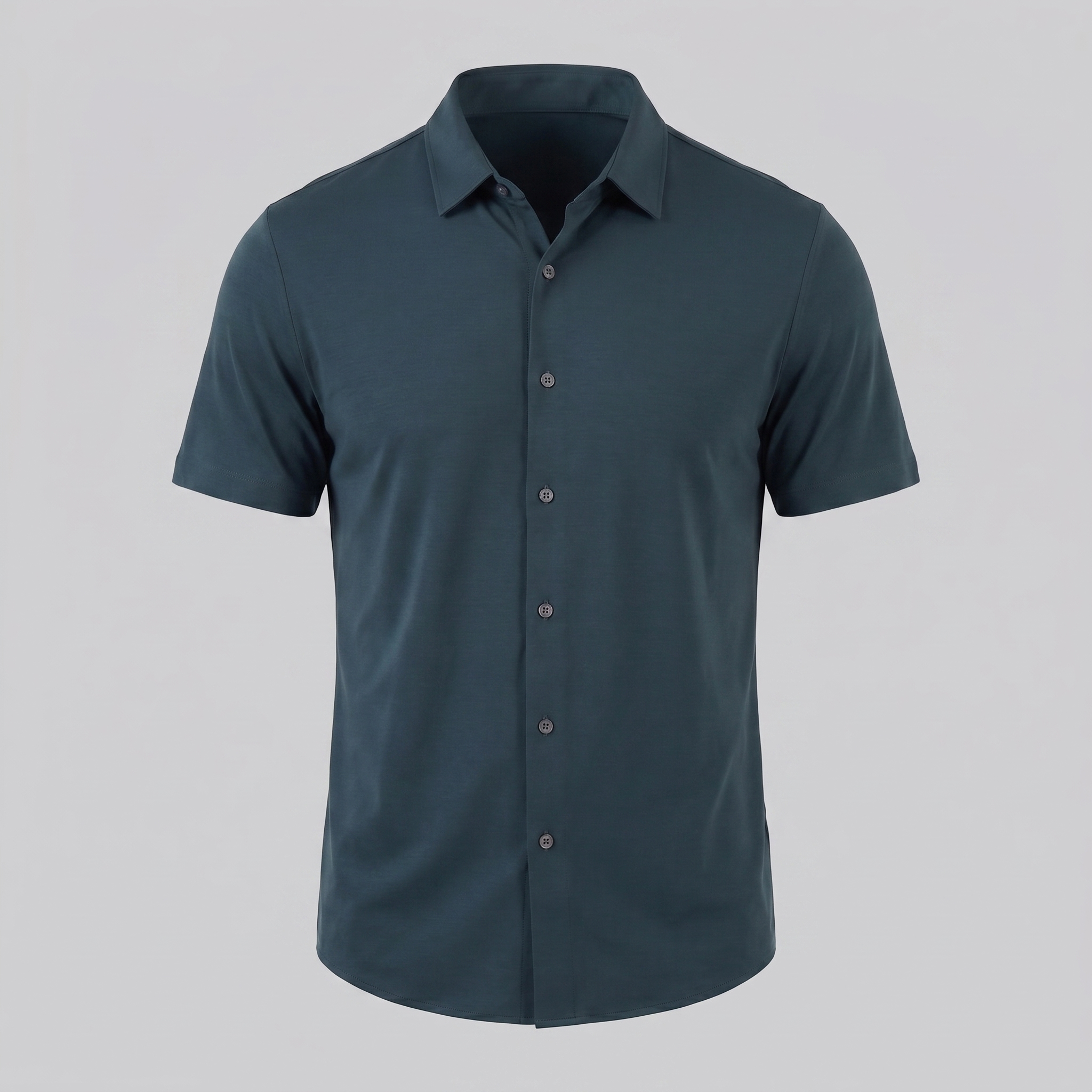 Men's Lightweight Stretch Cotton Summer Shirt for Casual Wear