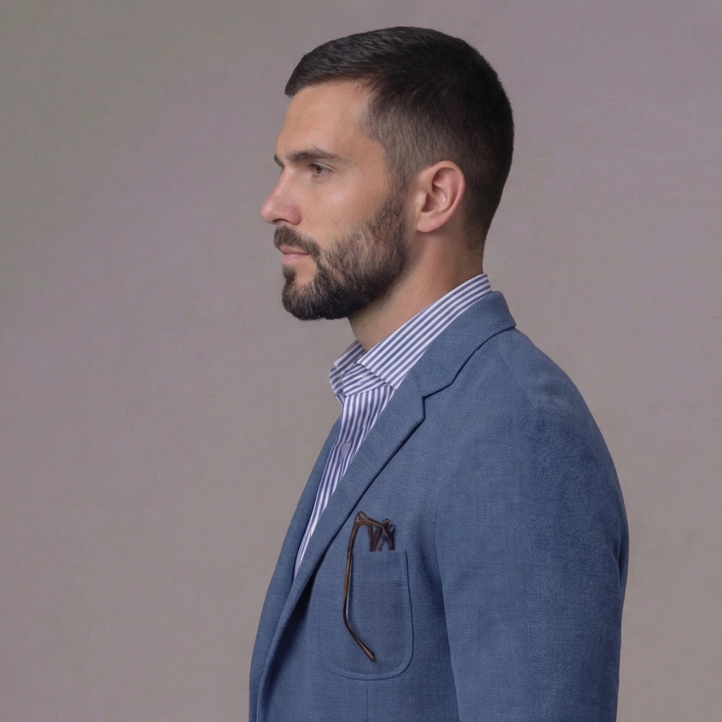 Men's Linen Blazer Jacket - Casual Style for Everyday Wear