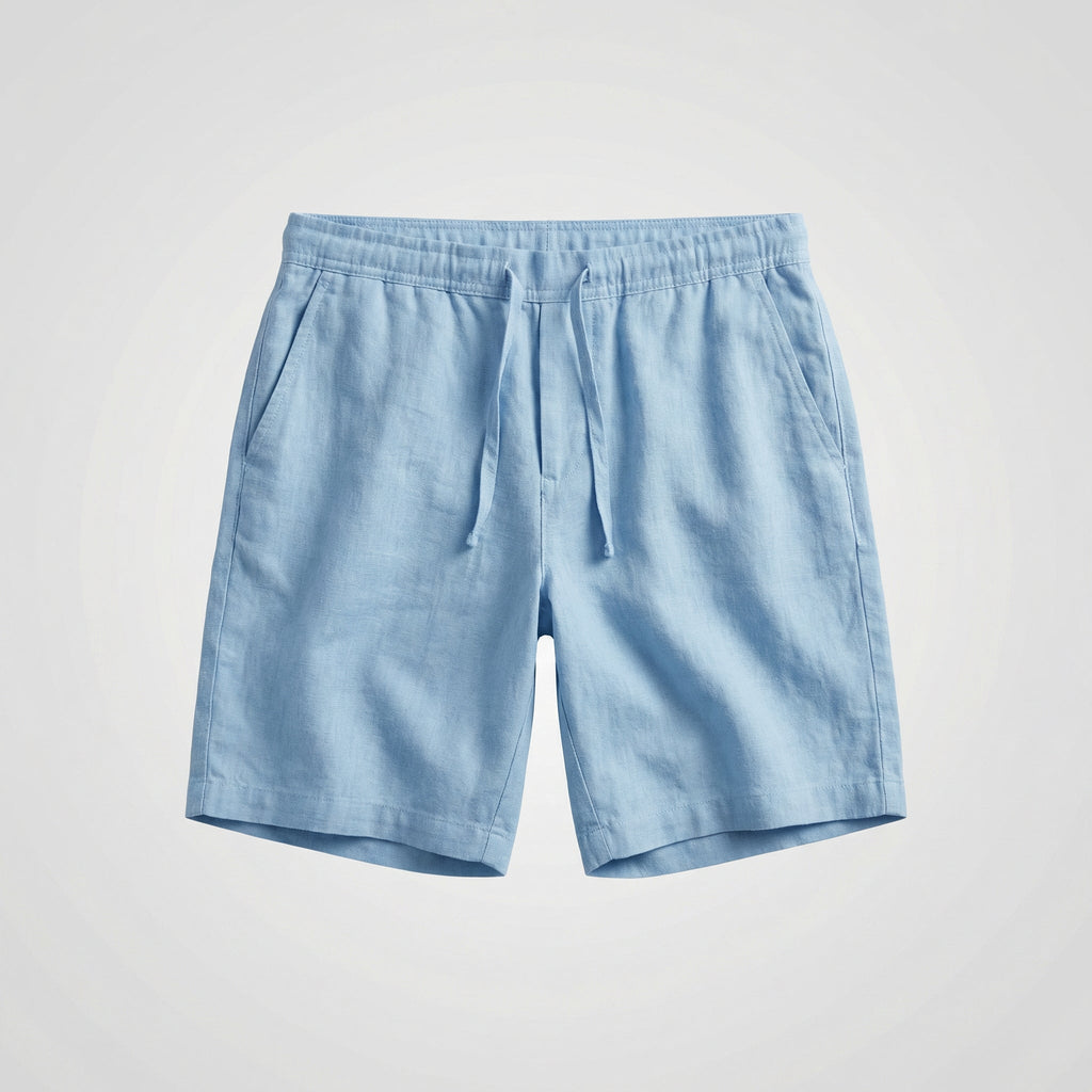Men's Linen Summer Shorts - Breathable Casual Wear for Warm Weather