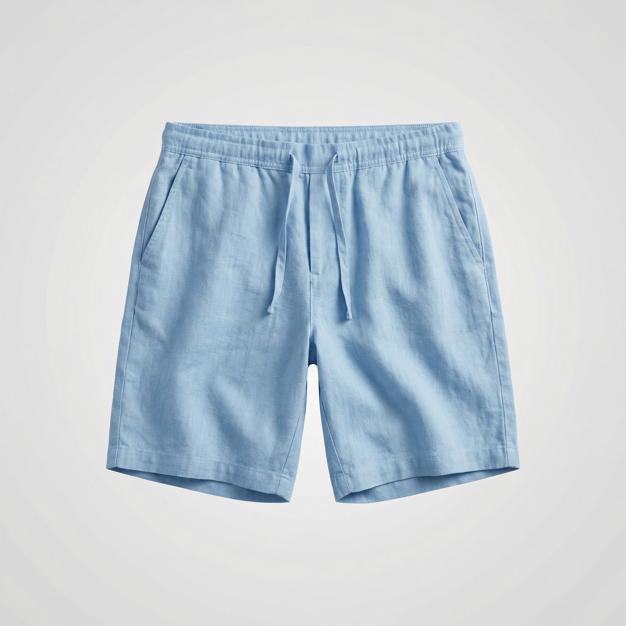 Men's Linen Summer Shorts - Breathable Casual Wear for Warm Weather
