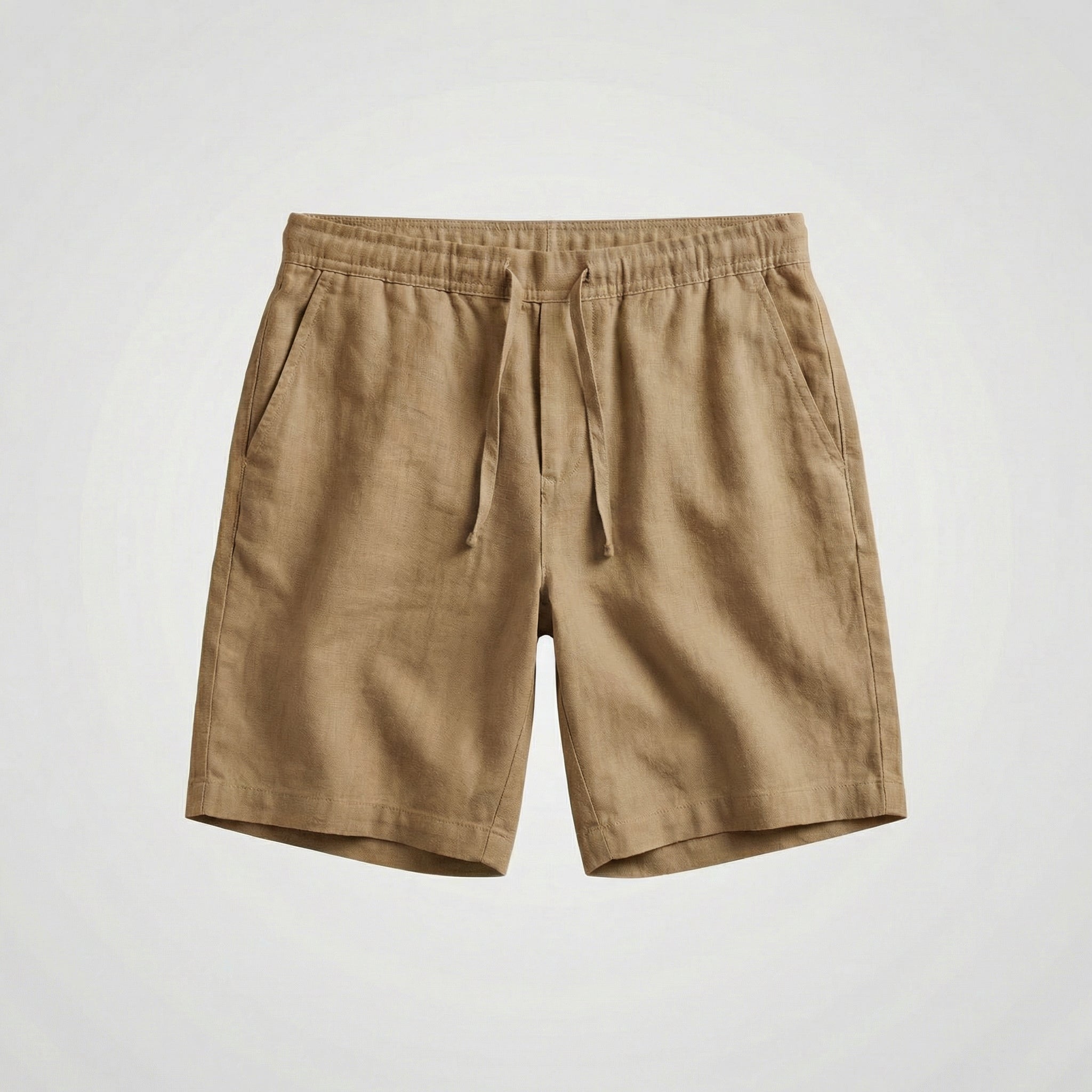 Men's Linen Summer Shorts - Breathable Casual Wear for Warm Weather