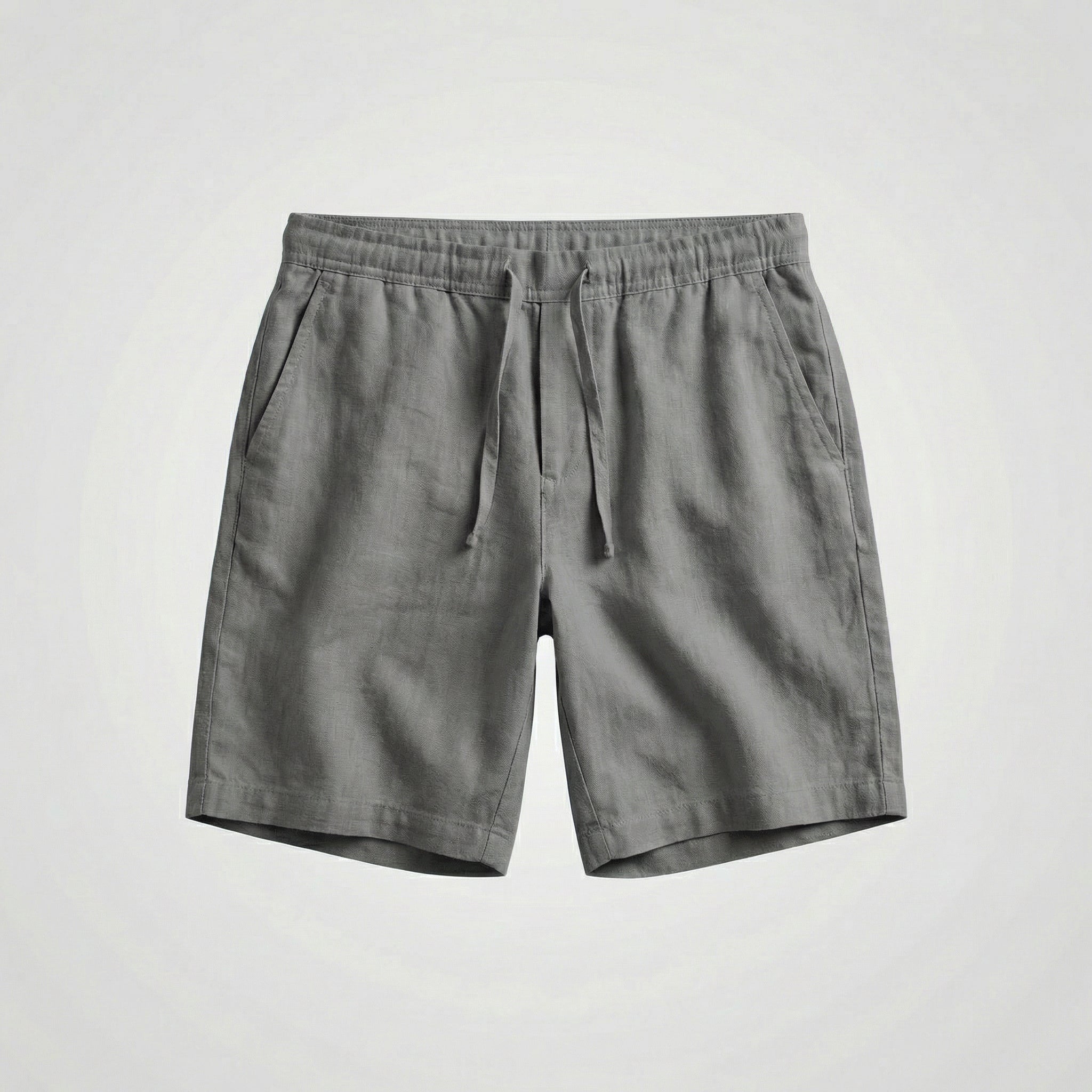 Men's Linen Summer Shorts - Breathable Casual Wear for Warm Weather