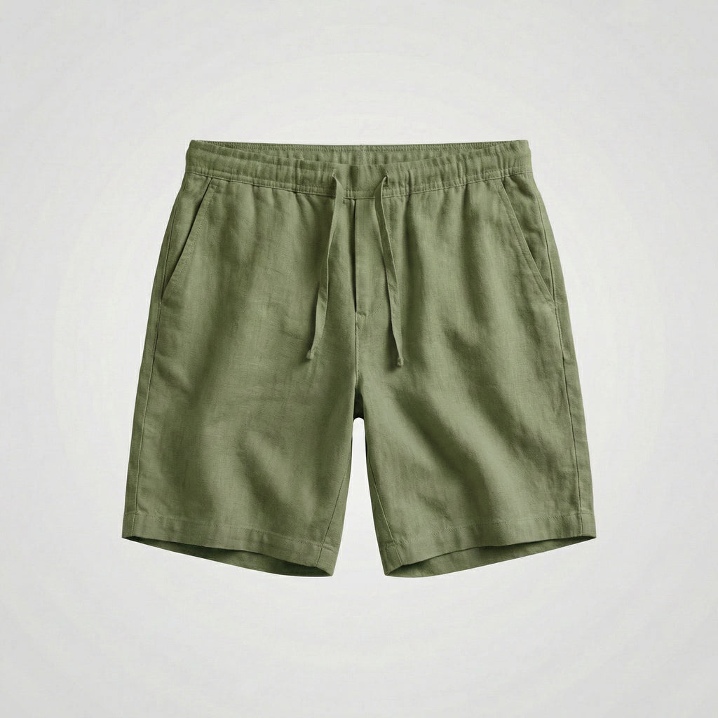 Men's Linen Summer Shorts - Breathable Casual Wear for Warm Weather
