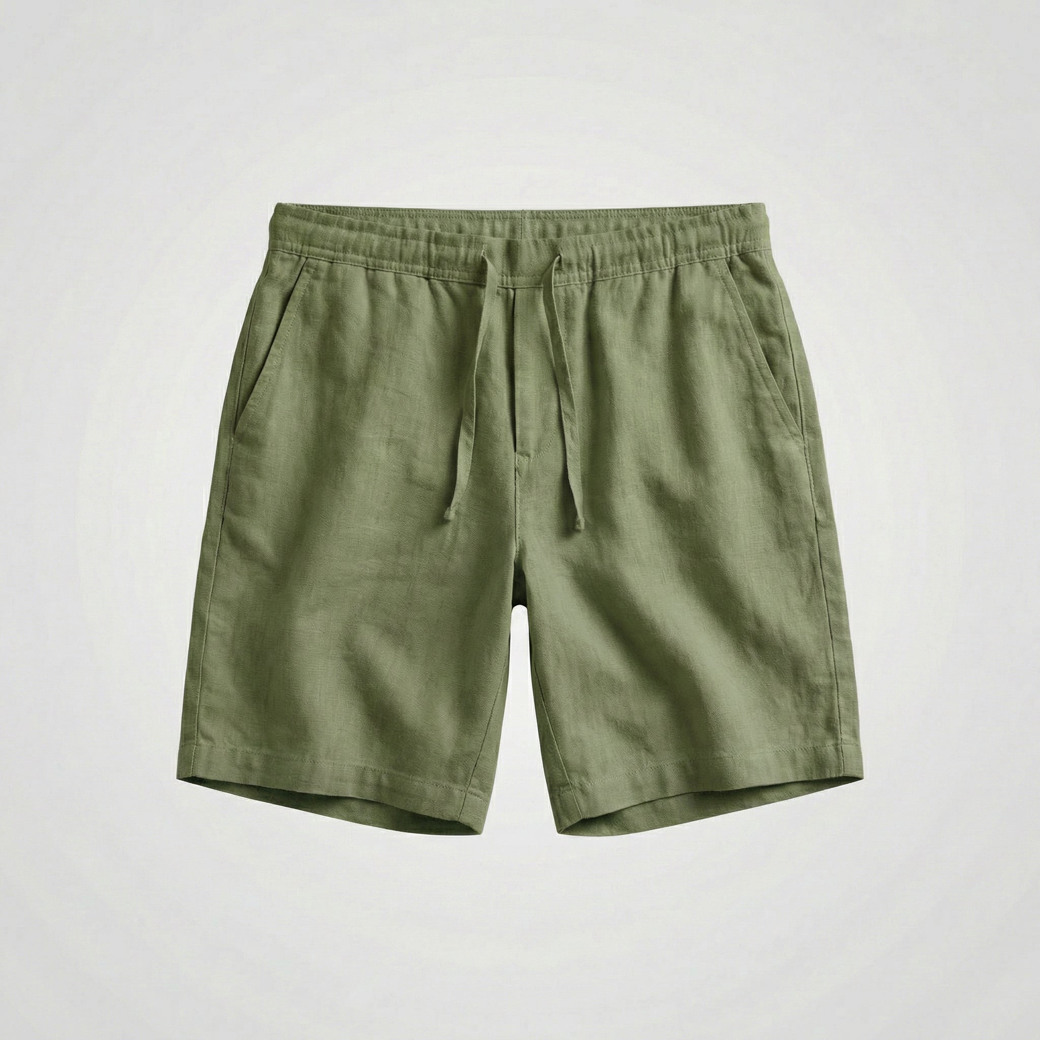 Men's Linen Summer Shorts - Breathable Casual Wear for Warm Weather