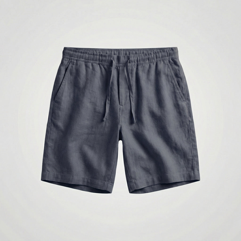 Men's Linen Summer Shorts - Breathable Casual Wear for Warm Weather