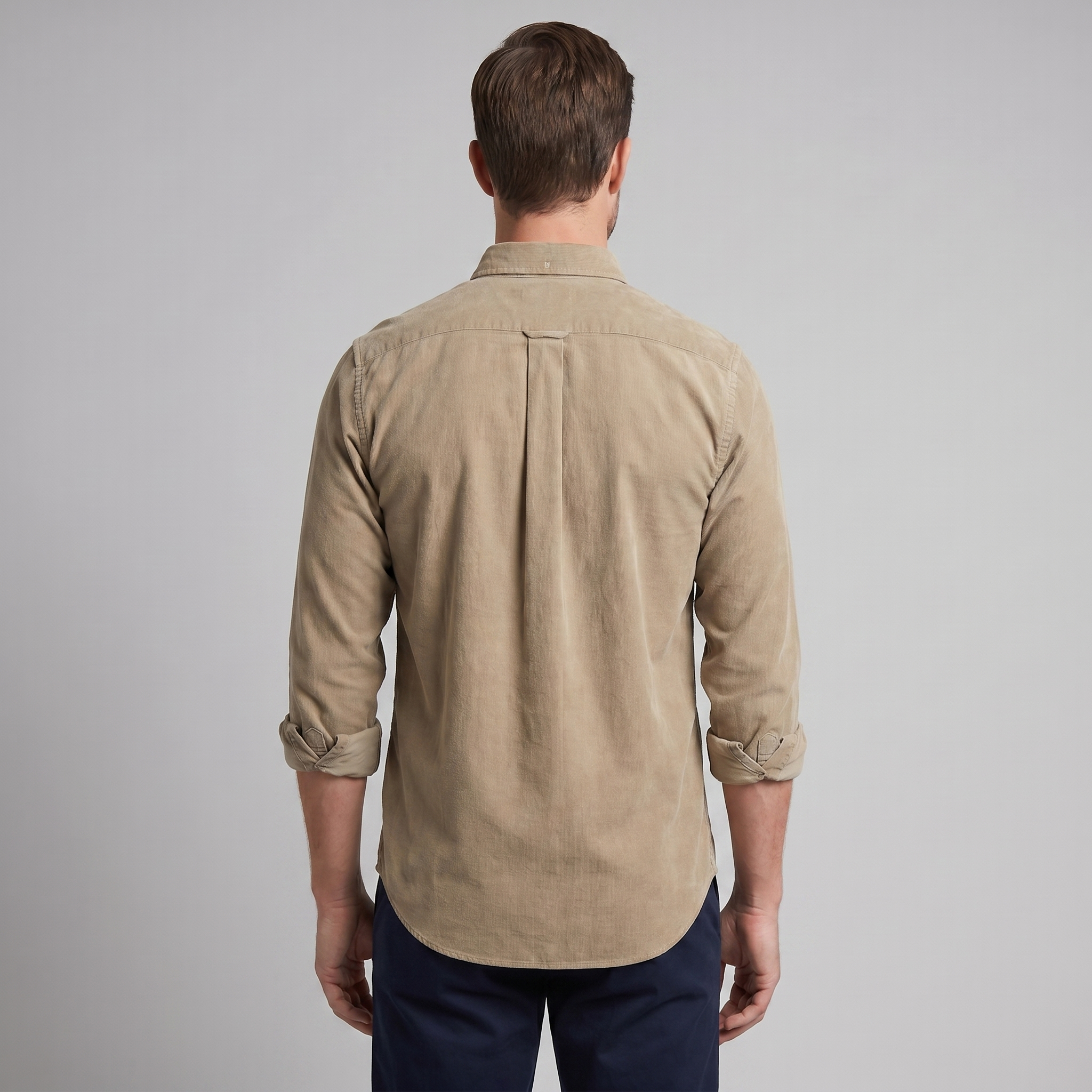 Men's Long Sleeve Cotton Dress Shirt for Casual or Formal Wear