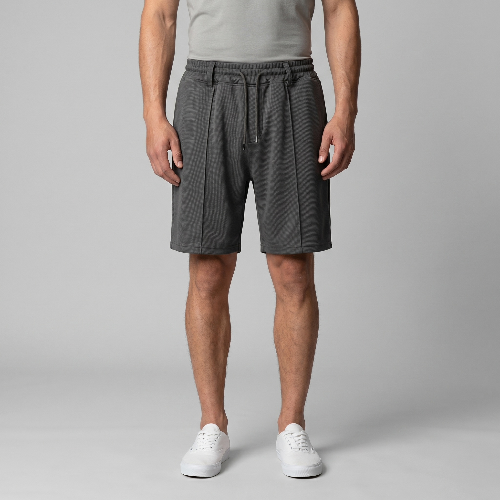 Men's Mesh Drawstring Shorts for Summer - Lightweight and Breathable Design