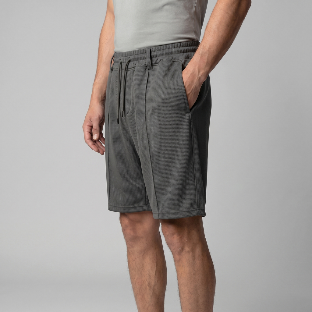 Men's Mesh Drawstring Shorts for Summer - Lightweight and Breathable Design