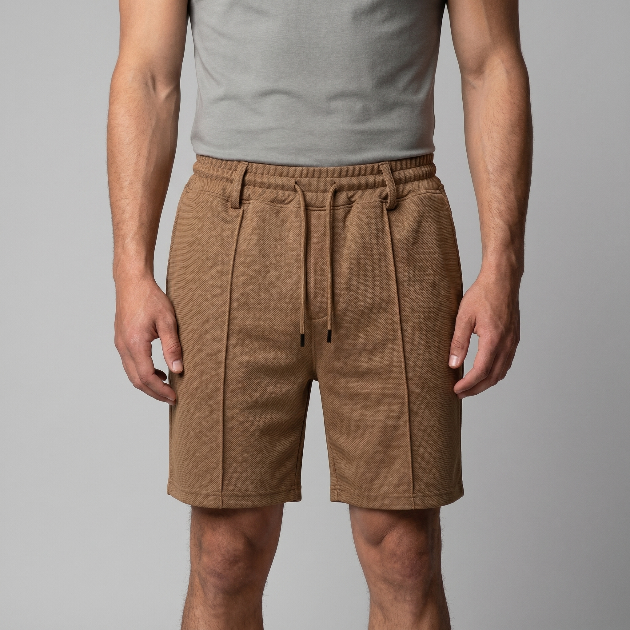 Men's Mesh Drawstring Shorts for Summer - Lightweight and Breathable Design