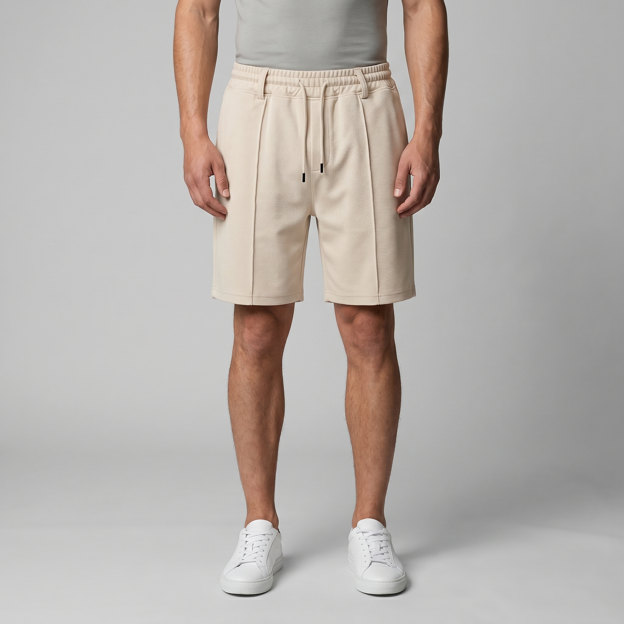 Men's Mesh Drawstring Shorts for Summer - Lightweight and Breathable Design