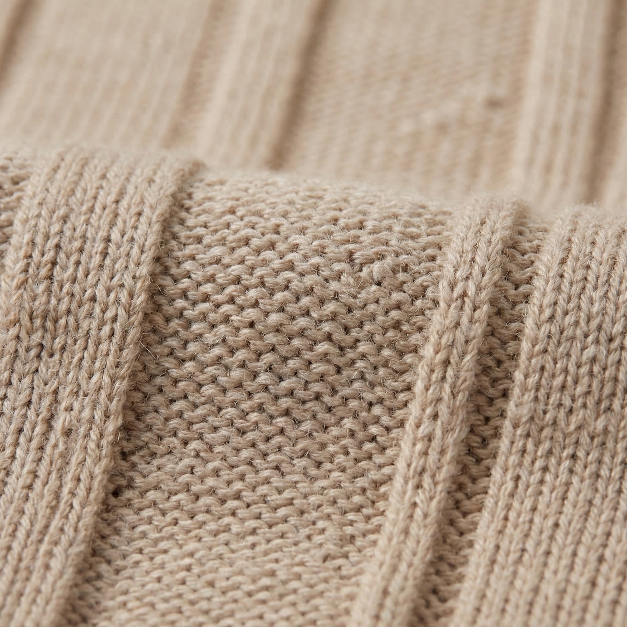 Men's Rib Knit Cotton T-Shirt - Casual Short Sleeve Top for Everyday Wear