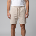 Men's Ribbed Cotton Summer Shorts for Casual Wear