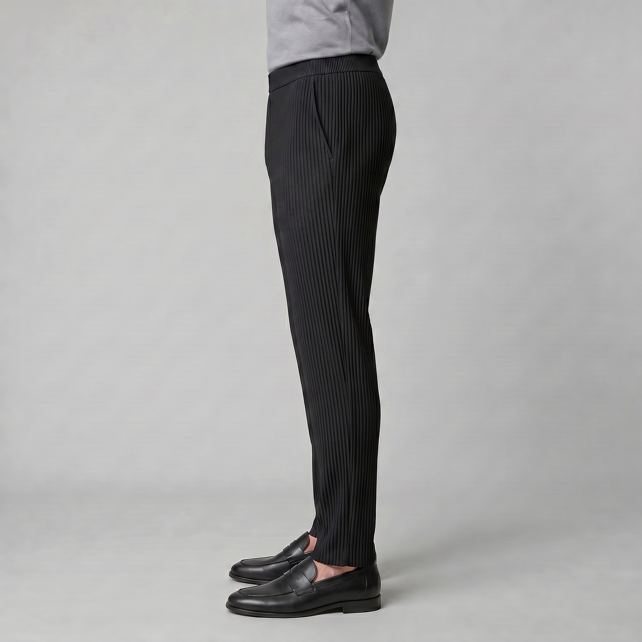 Men's Ribbed Cotton Trousers for Casual Everyday Wear